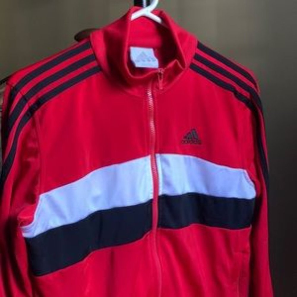 Adidas Track Jacket- Unique find!